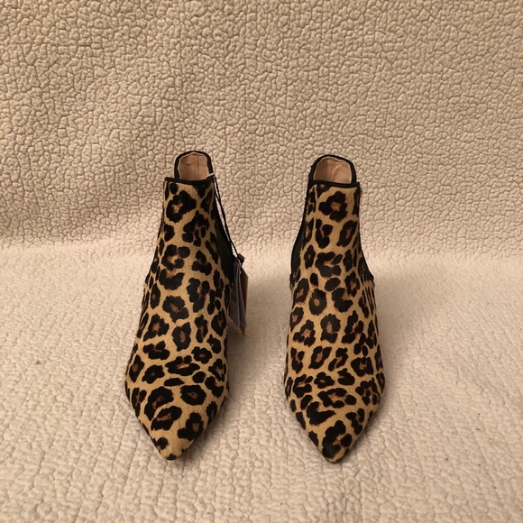 🆕 LAST CALL Zara Leopard Print Boots NWT - Picture 2 of 8